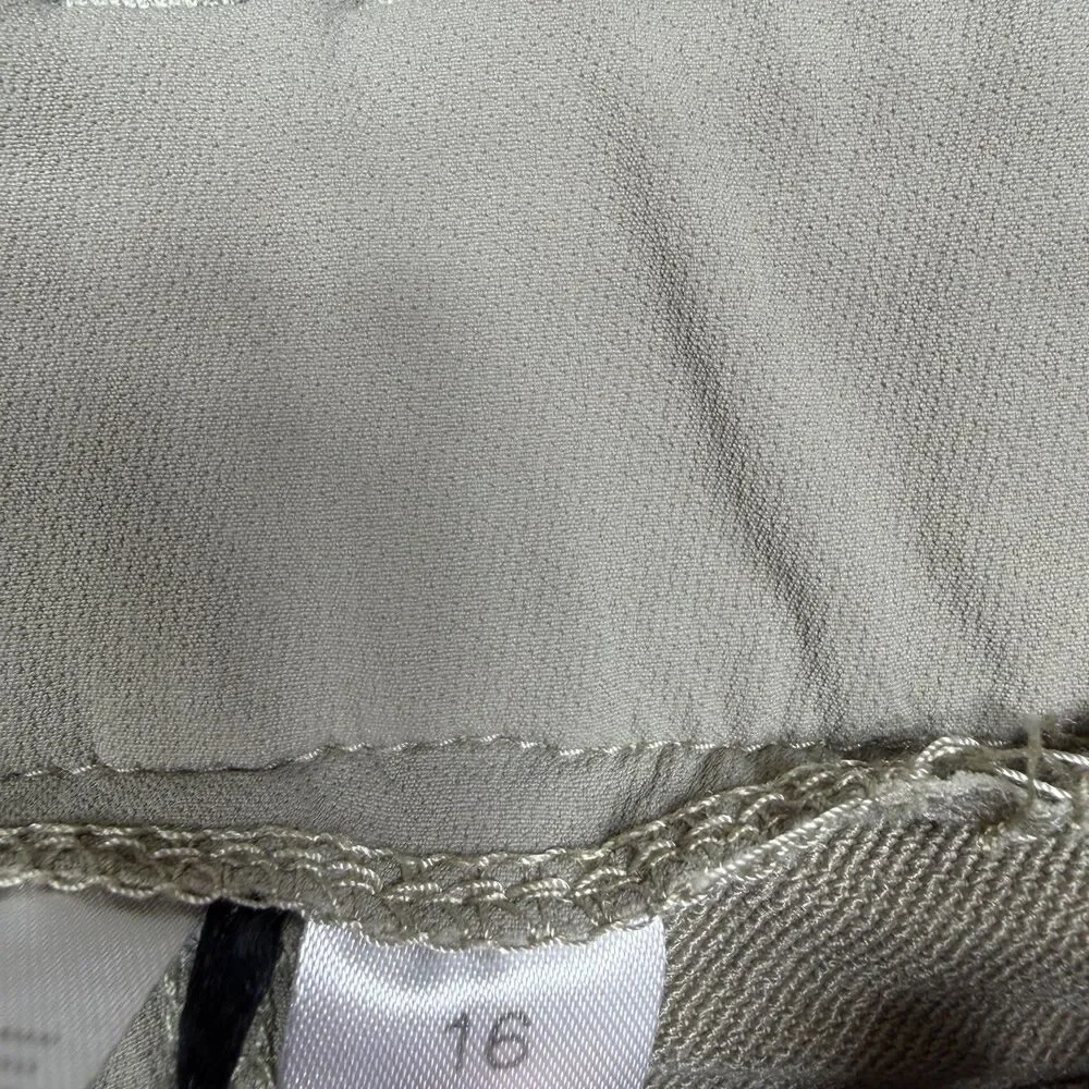 Romfh Child’s Knee Patch Equestrian Riding Breeches Girl’s Size 16 Tan Khaki
